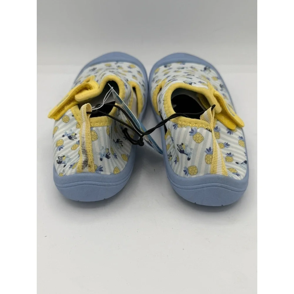 NWT Bluey Kids Water Shoes Bingo Pineapple Design Size 13/1
